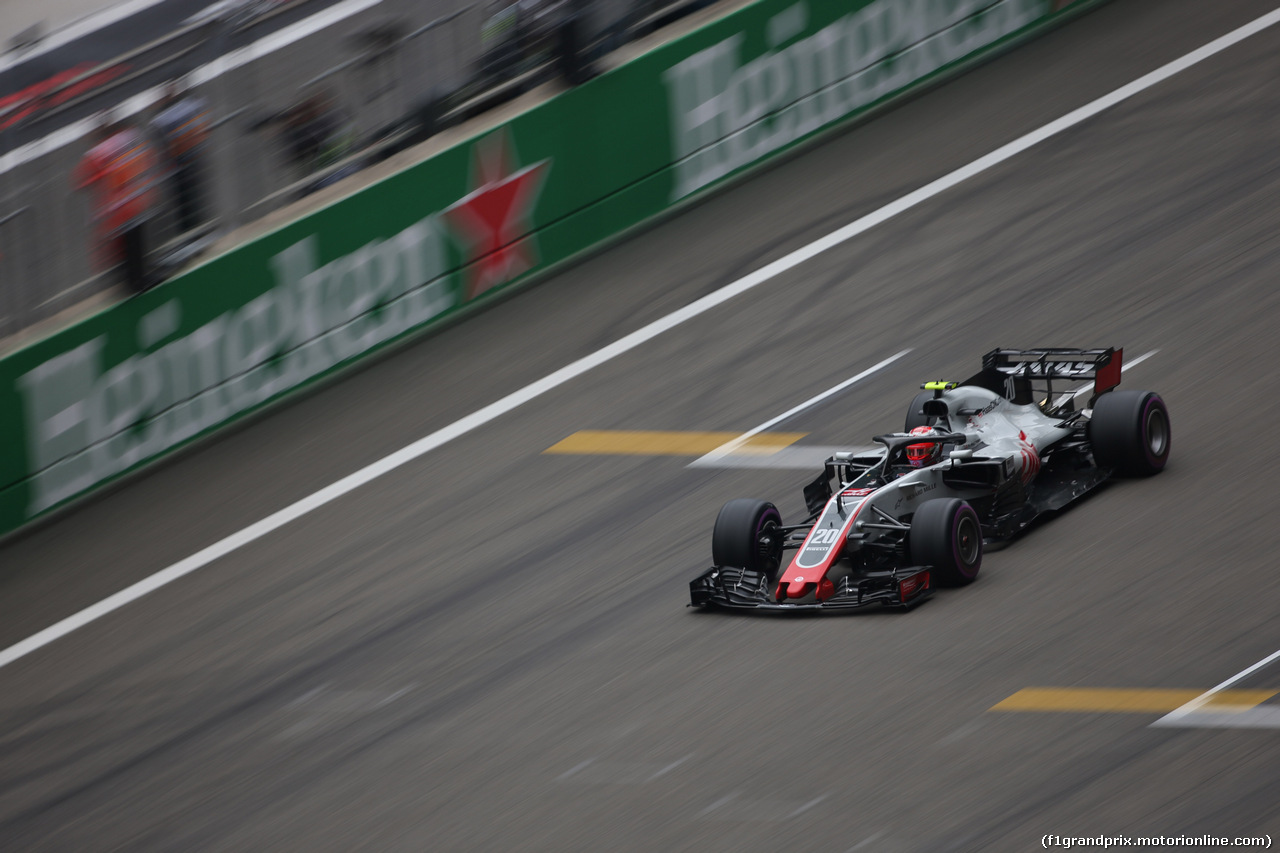 GP CINA, 14.04.2018- Qualifiche, Kevin Magnussen (DEN) Haas F1 Team VF-18