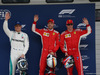 GP CINA, 14.04.2018- Qualifiche celebration: pole position Sebastian Vettel (GER) Ferrari SF71H, 2nd place Kimi Raikkonen (FIN) Ferrari SF71H, 3rd place Valtteri Bottas (FIN) Mercedes AMG F1 W09