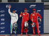 GP CINA, 14.04.2018- Qualifiche Festeggiamenti Pole Position Sebastian Vettel (GER) Ferrari SF71H, 2nd place Kimi Raikkonen (FIN) Ferrari SF71H, 3rd place Valtteri Bottas (FIN) Mercedes AMG F1 W09