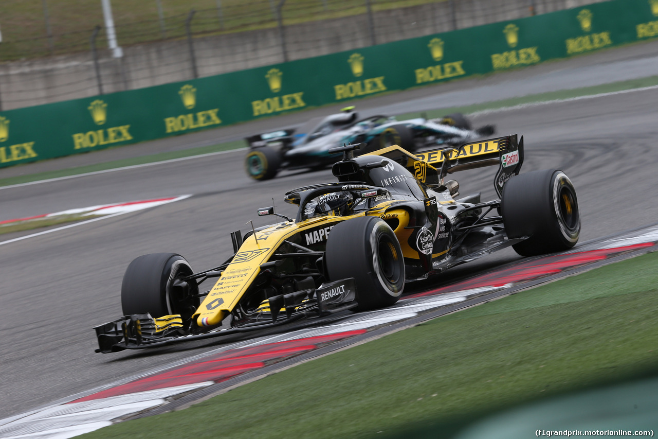 GP CINA, 13.04.2018- Prove Libere 1, Nico Hulkenberg (GER) Renault Sport F1 Team RS18