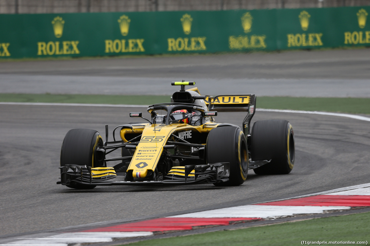 GP CINA, 13.04.2018- Prove Libere 1, Carlos Sainz Jr (ESP) Renault Sport F1 Team RS18