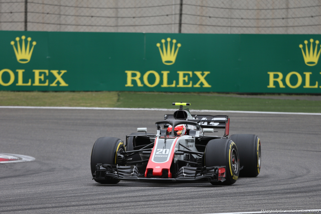 GP CINA, 13.04.2018- Prove Libere 1, Kevin Magnussen (DEN) Haas F1 Team VF-18