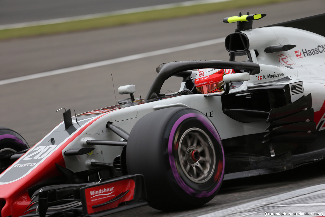 GP CINA, 13.04.2018- Prove Libere 1, Kevin Magnussen (DEN) Haas F1 Team VF-18