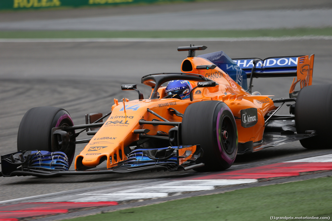 GP CINA, 13.04.2018- Prove Libere 1, Fernando Alonso (ESP) McLaren Renault MCL33