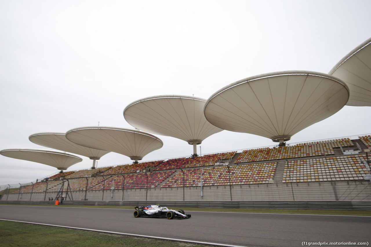 GP CINA, 13.04.2018- Prove Libere 1, Sergej Sirotkin (RUS) Williams F1 Team FW41