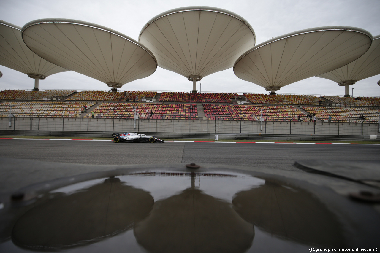 GP CINA, 13.04.2018- Prove Libere 1, Sergej Sirotkin (RUS) Williams F1 Team FW41