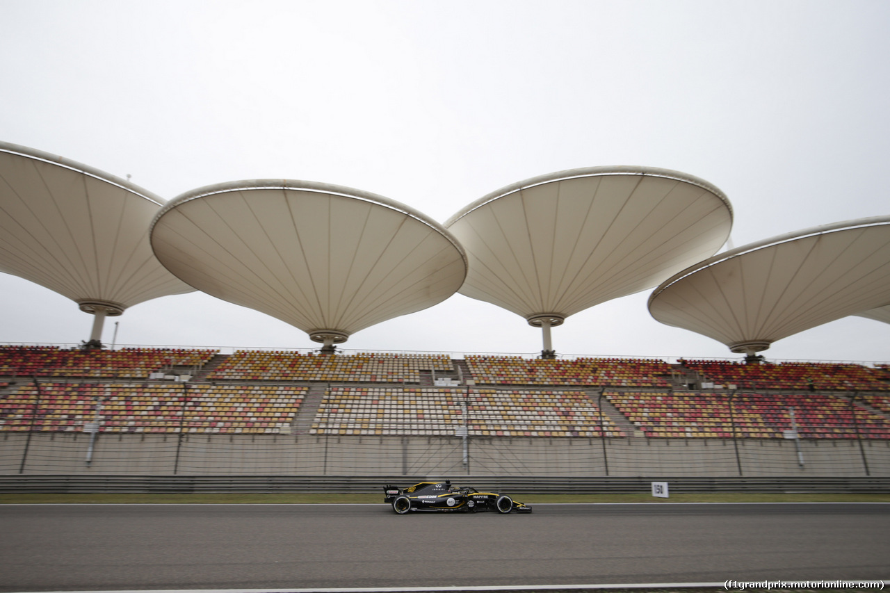 GP CINA, 13.04.2018- Prove Libere 1, Nico Hulkenberg (GER) Renault Sport F1 Team RS18