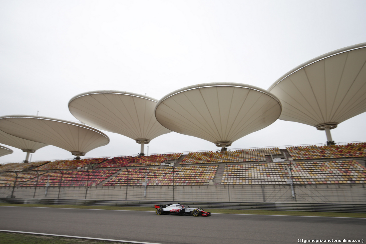 GP CINA, 13.04.2018- Prove Libere 1, Kevin Magnussen (DEN) Haas F1 Team VF-18