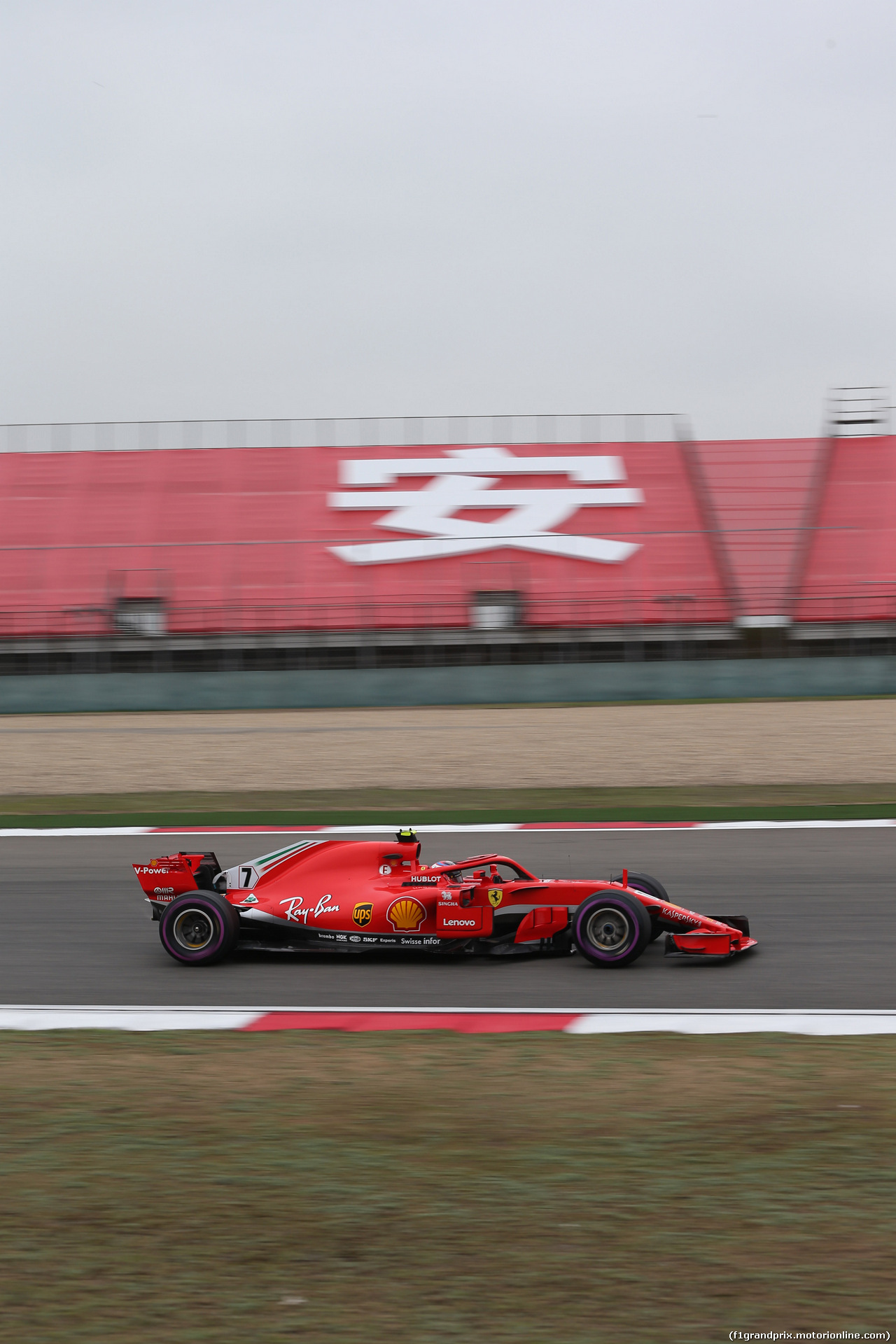 GP CINA, 13.04.2018- Prove Libere 2, Kimi Raikkonen (FIN) Ferrari SF71H