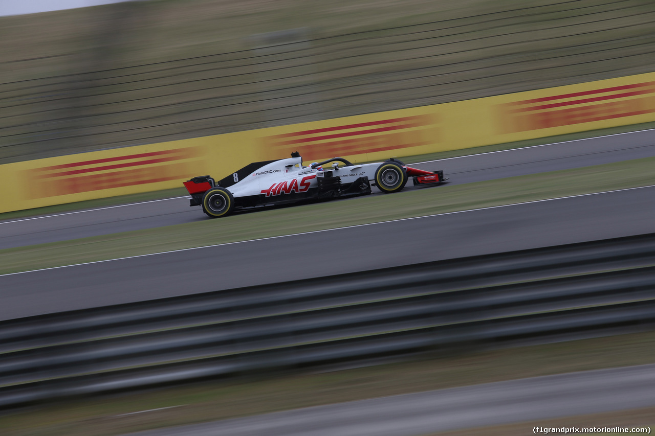 GP CINA, 13.04.2018- Prove Libere 2, Romain Grosjean (FRA) Haas F1 Team VF-18
