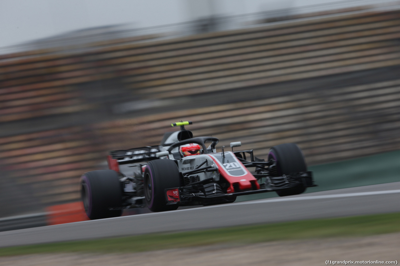 GP CINA, 13.04.2018- Prove Libere 2, Kevin Magnussen (DEN) Haas F1 Team VF-18