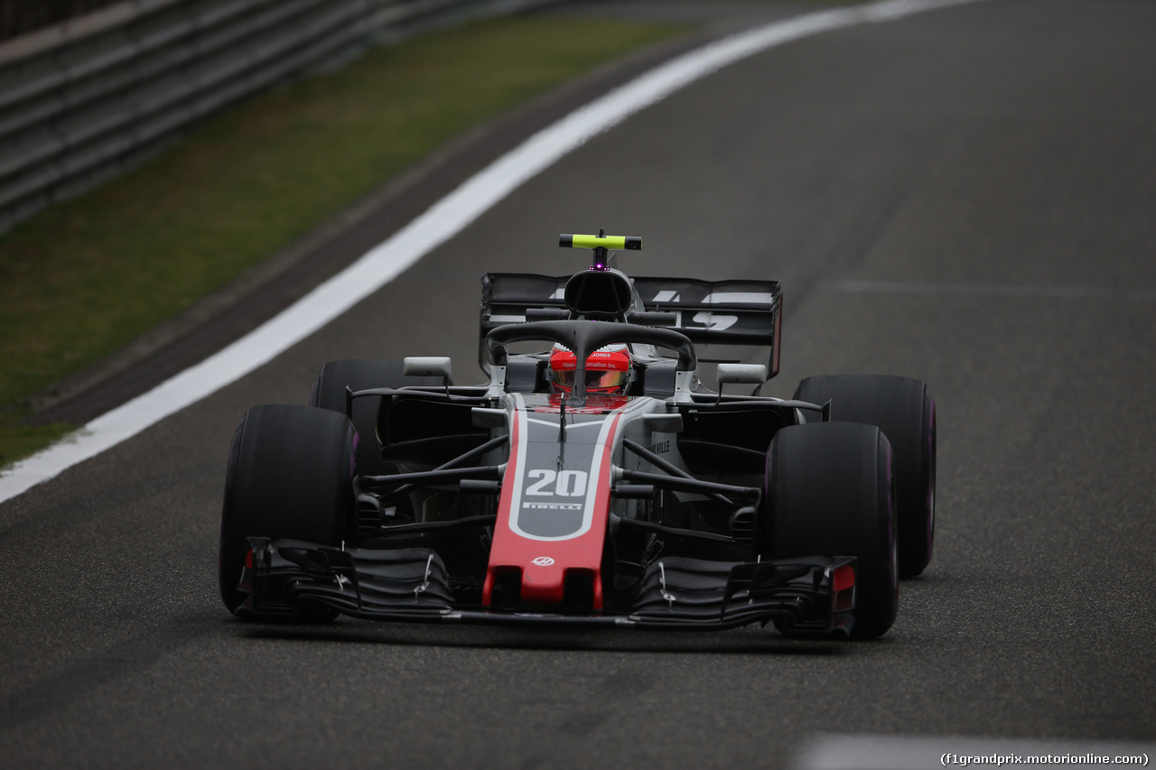 GP CINA, 13.04.2018- Prove Libere 2, Kevin Magnussen (DEN) Haas F1 Team VF-18