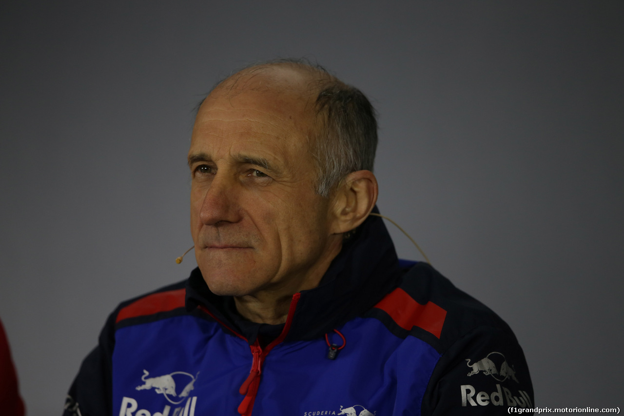 GP CINA, 13.04.2018-  Venerdi' Official Fia press conference, Franz Tost, Scuderia Toro Rosso, Team Principal