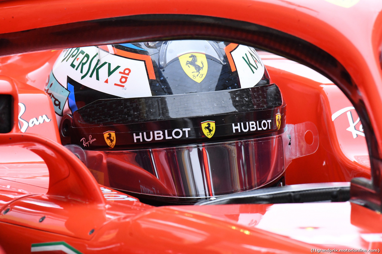 GP CINA, 13.04.2018- free Practice 1, Kimi Raikkonen (FIN) Ferrari SF71H