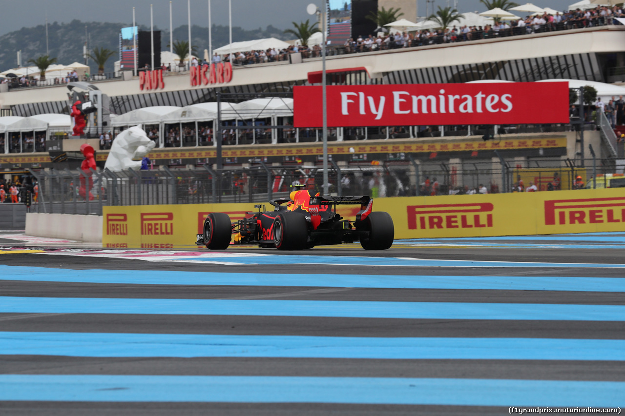 GP FRANCIA, 23.06.2018- Qualifiche, Max Verstappen (NED) Red Bull Racing RB14