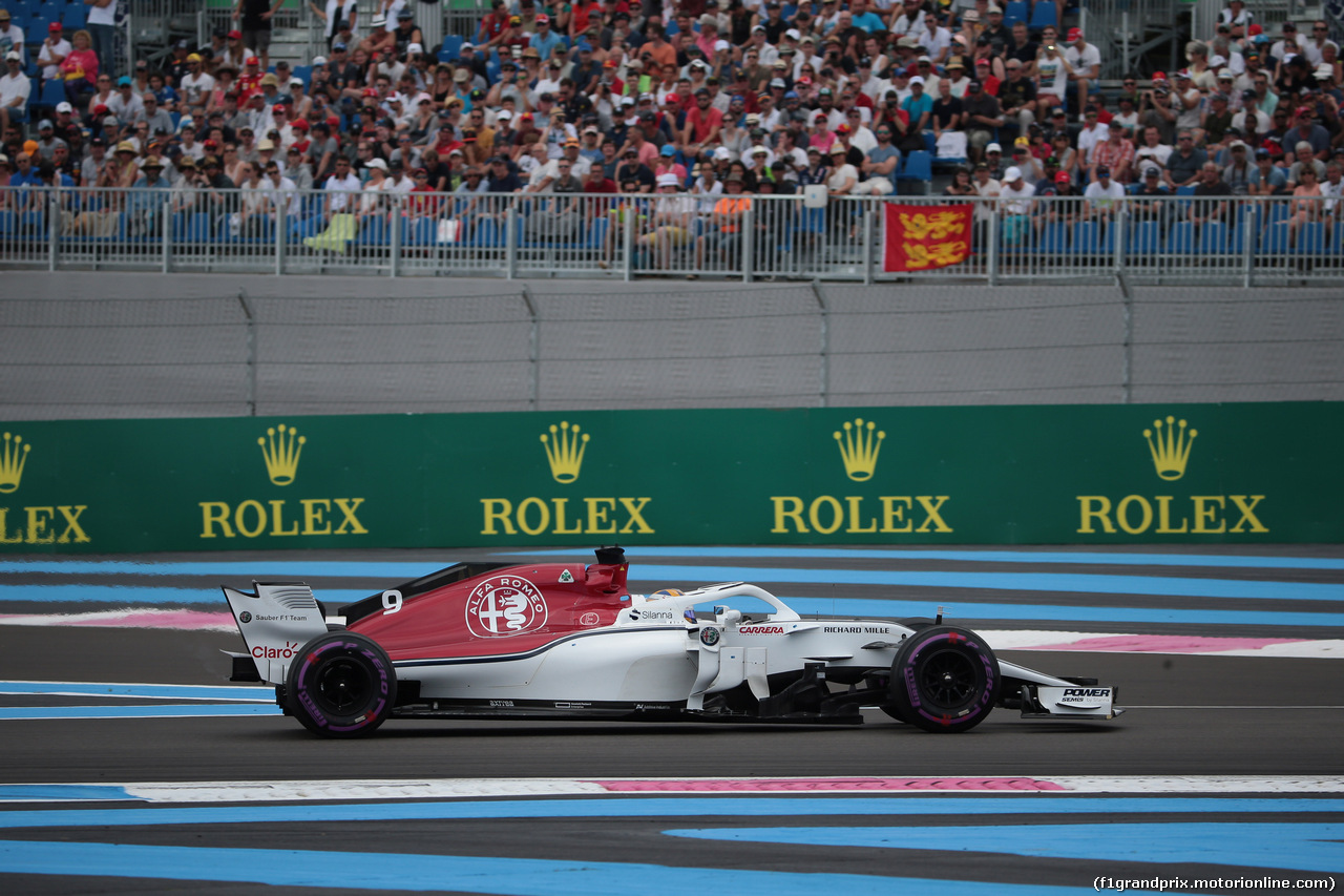 GP FRANCIA, 23.06.2018- Qualifiche, Marcus Ericsson (SUE) Alfa Romeo Sauber C37