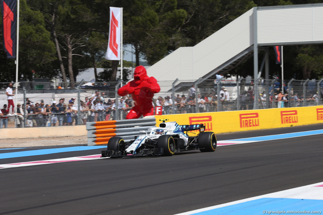 GP FRANCIA, 24.06.2018- Gara, Sergej Sirotkin (RUS) Williams F1 Team FW41