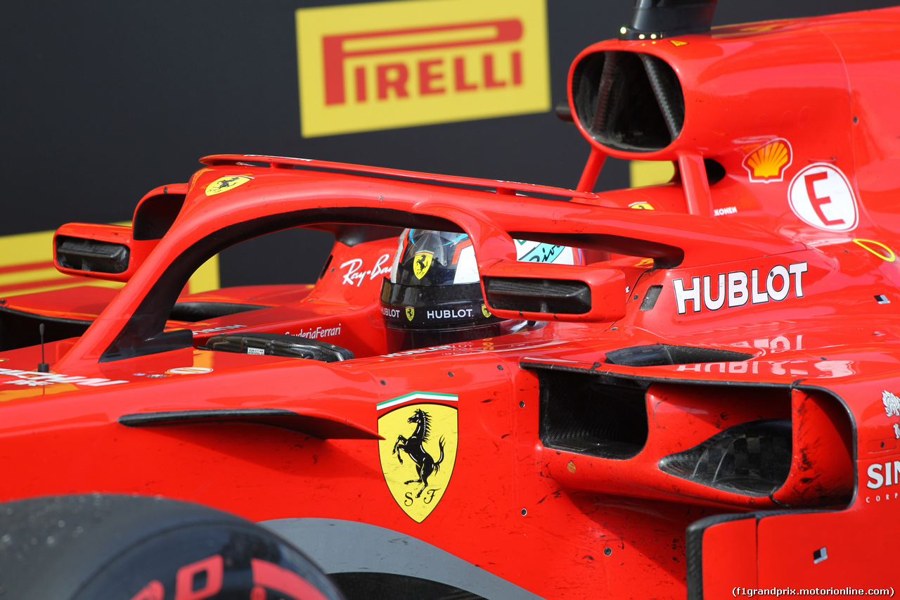 GP FRANCIA, 24.06.2018- Gara, Parc ferme Kimi Raikkonen (FIN) Ferrari SF71H