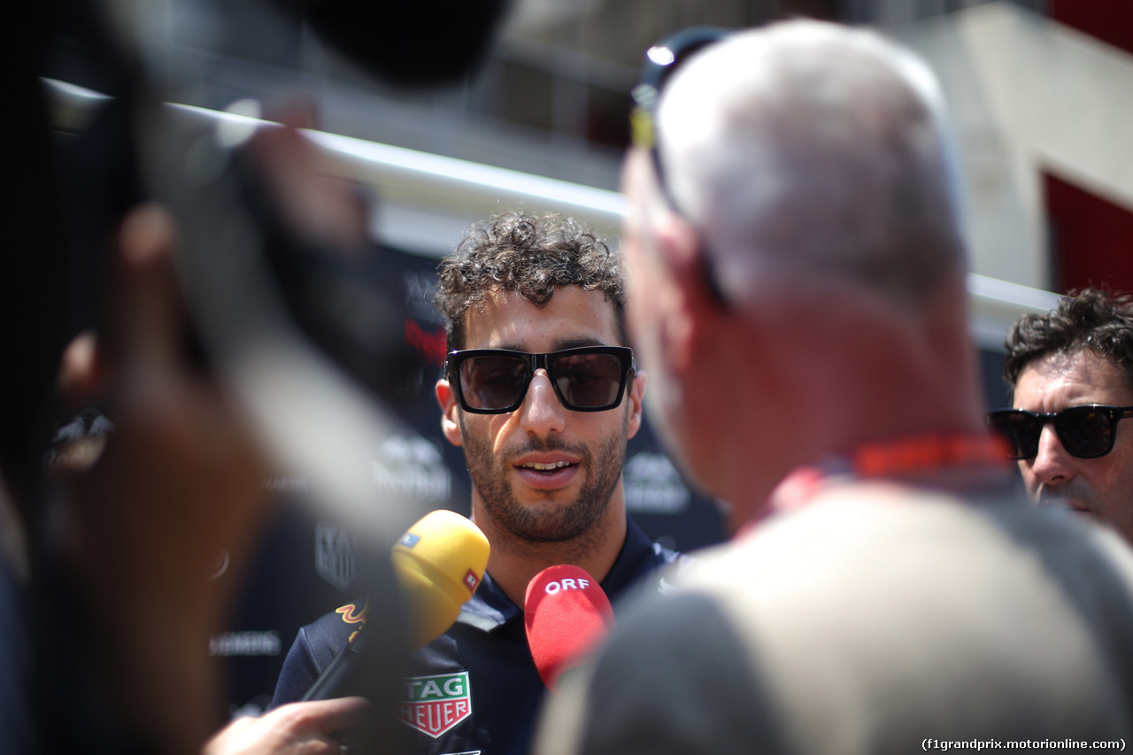 GP FRANCIA, 21.06.2018- Daniel Ricciardo (AUS) Red Bull Racing RB14