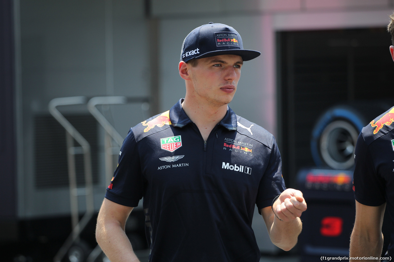 GP FRANCIA, 21.06.2018- Max Verstappen (NED) Red Bull Racing RB14