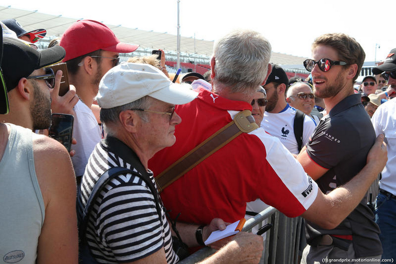 GP FRANCIA, 21.06.2018- Romain Grosjean (FRA) Haas F1 Team VF-18