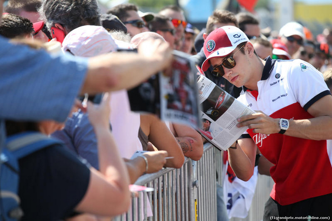 GP FRANCIA, 21.06.2018- Charles Leclerc (GER) Alfa Romeo Sauber C37