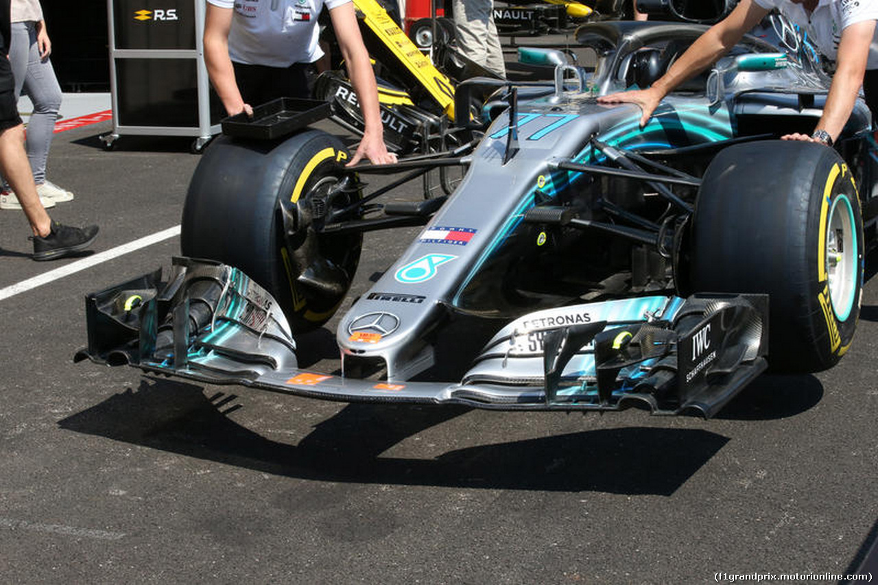 GP FRANCIA, 21.06.2018- Mercedes AMG F1 W09 Frontal Wing