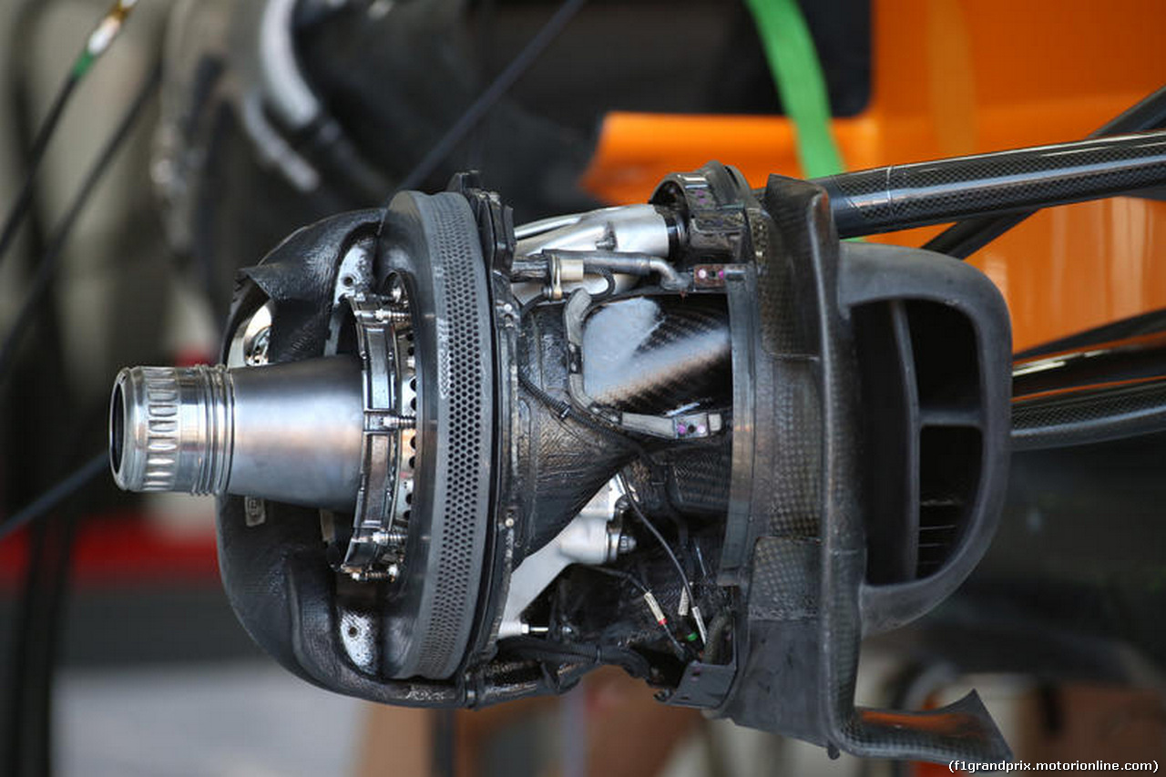 GP FRANCIA, 21.06.2018- McLaren Renault MCL33 brake Tech Detail