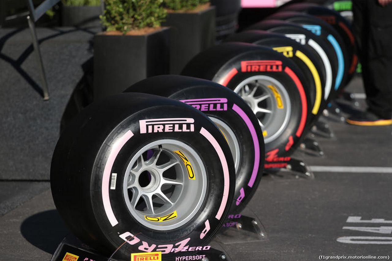 GP FRANCIA, 21.06.2018- Pirelli Tyres
