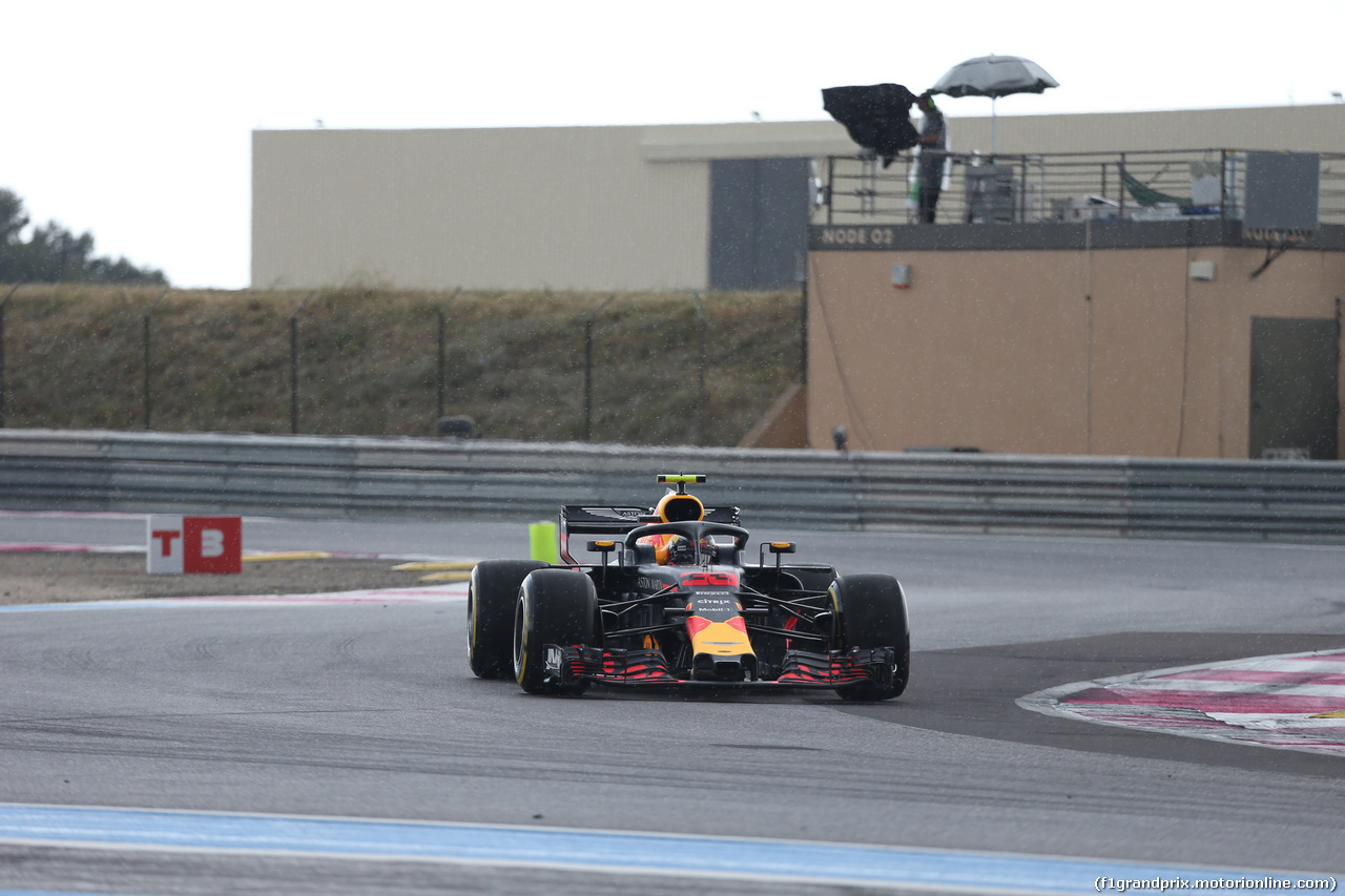 GP FRANCIA, 23.06.2018- Prove Libere 3,  Max Verstappen (NED) Red Bull Racing RB14