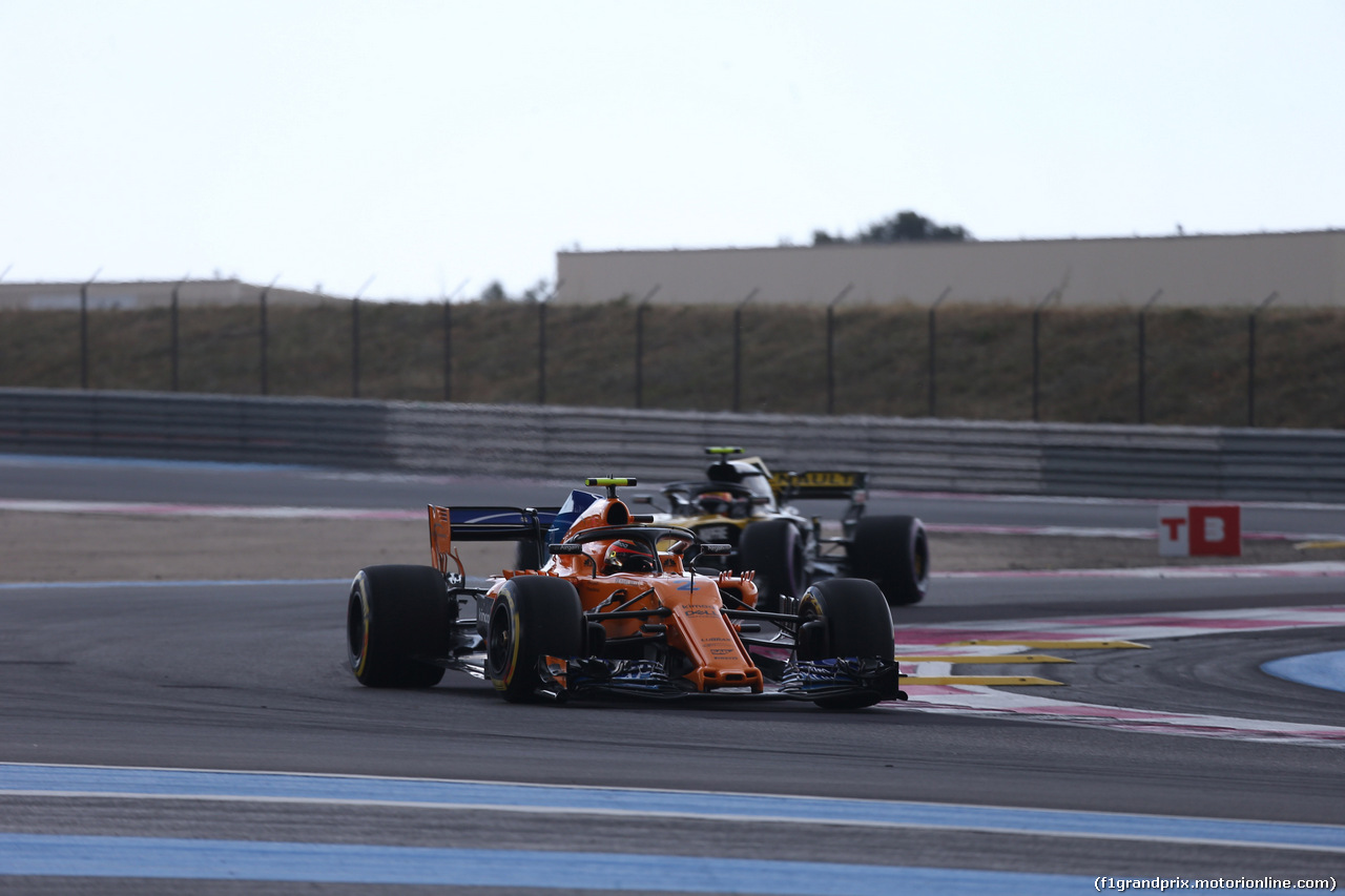GP FRANCIA, 23.06.2018- Prove Libere 3,  Stoffel Vandoorne (BEL) McLaren MCL33