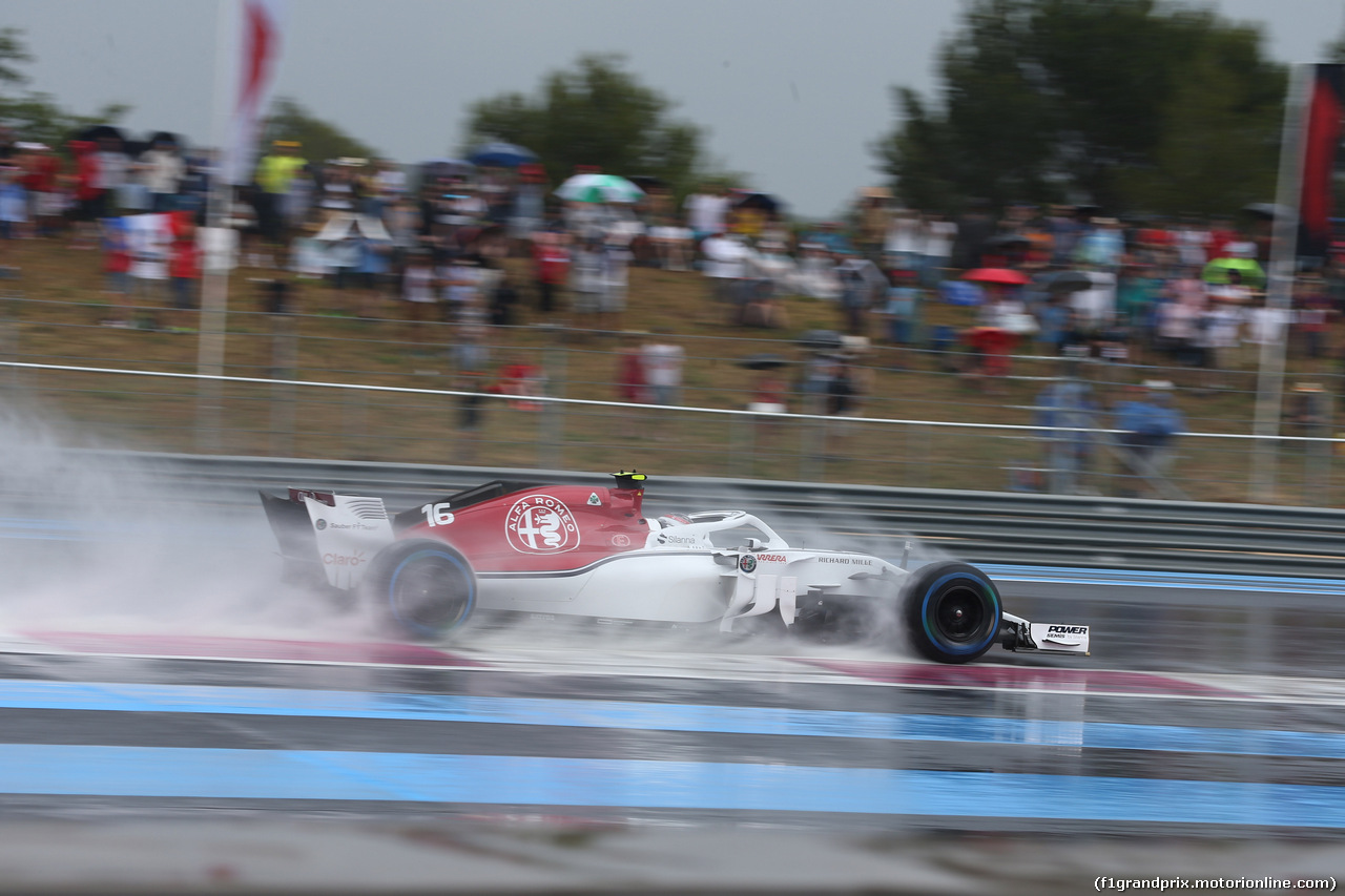 GP FRANCIA, 23.06.2018- Prove Libere 3,  Charles Leclerc (GER) Alfa Romeo Sauber C37