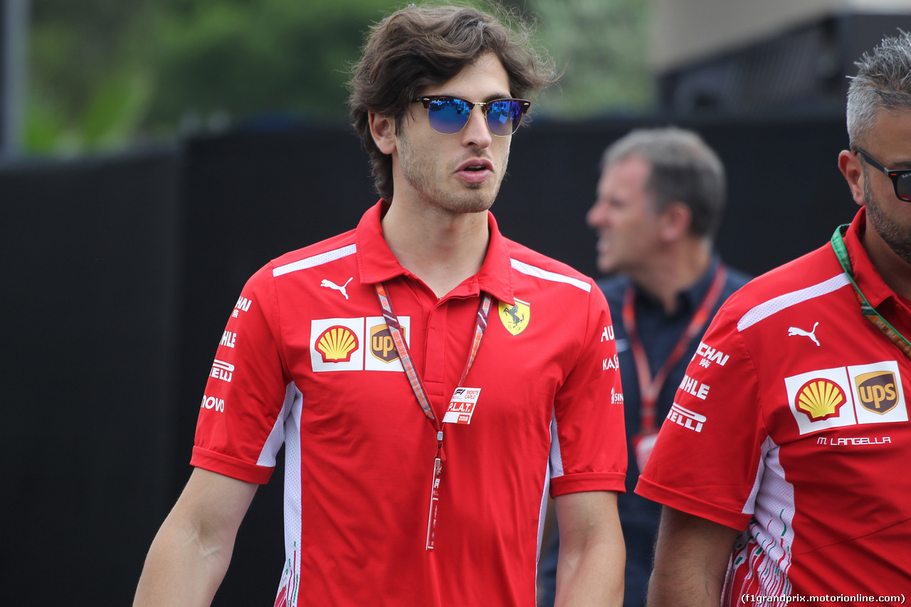 GP FRANCIA, 23.06.2018- Antonio Giovinazzi (ITA) Ferrari Development Driver