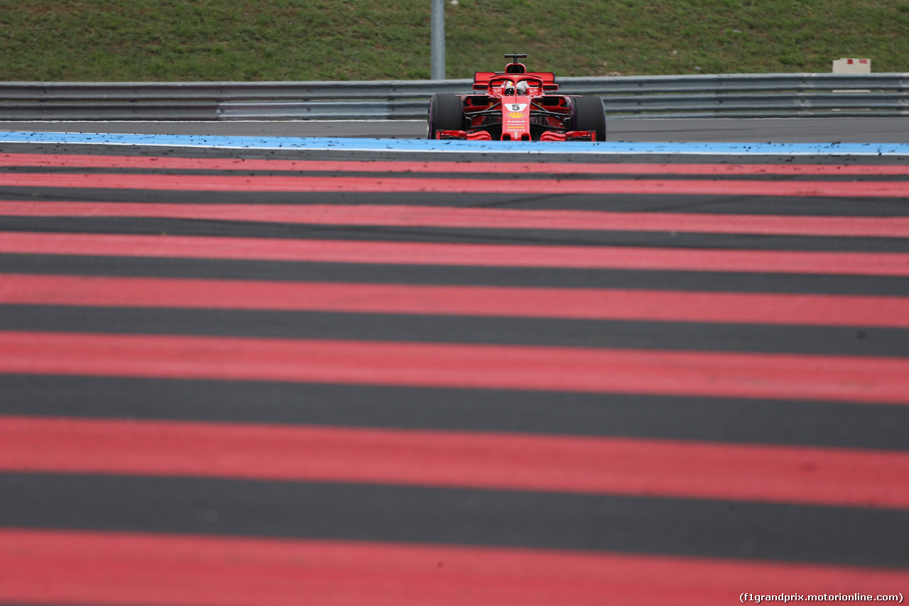 GP FRANCIA, 23.06.2018- Qualifiche, Sebastian Vettel (GER) Ferrari SF71H