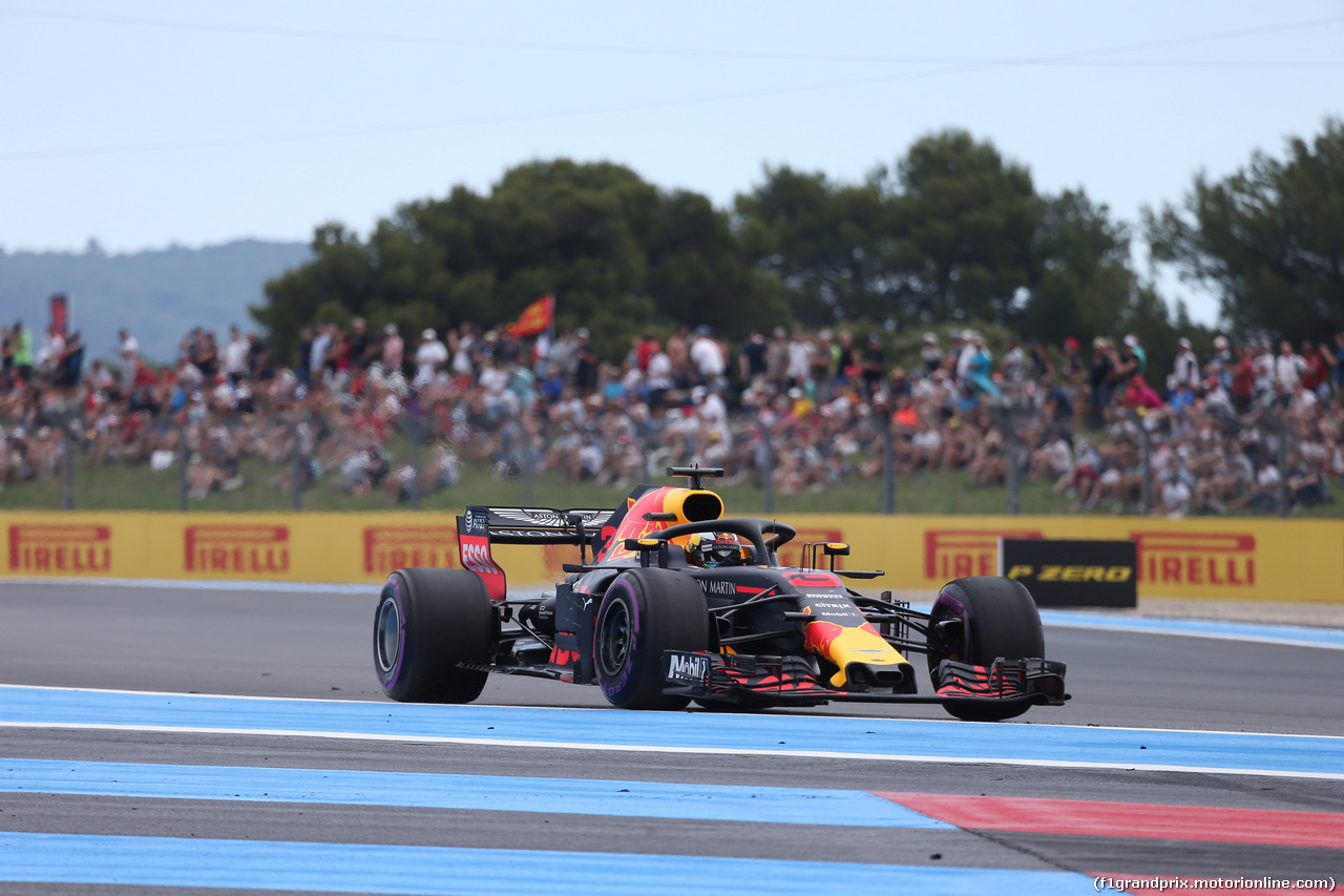 GP FRANCIA, 23.06.2018- Qualifiche, Daniel Ricciardo (AUS) Red Bull Racing RB14
