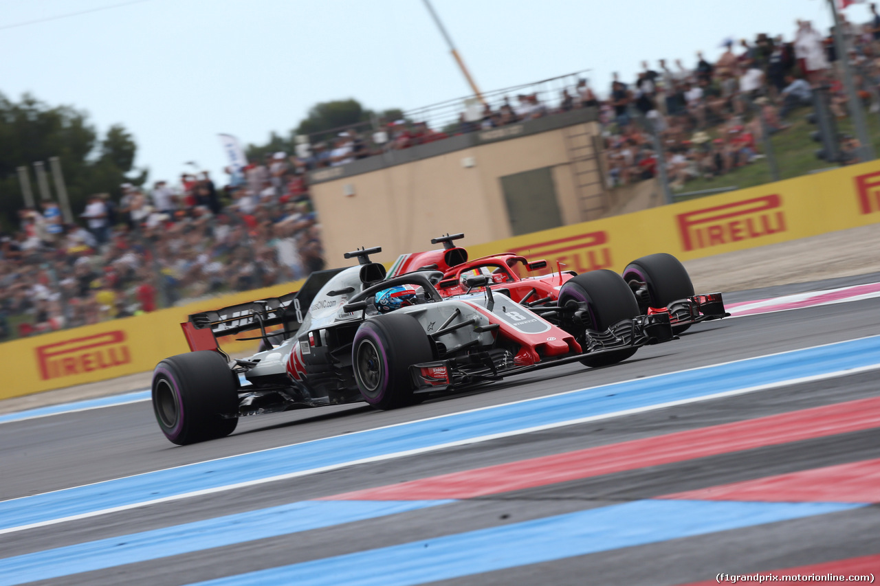 GP FRANCIA, 23.06.2018- Qualifiche, Romain Grosjean (FRA) Haas F1 Team VF-18