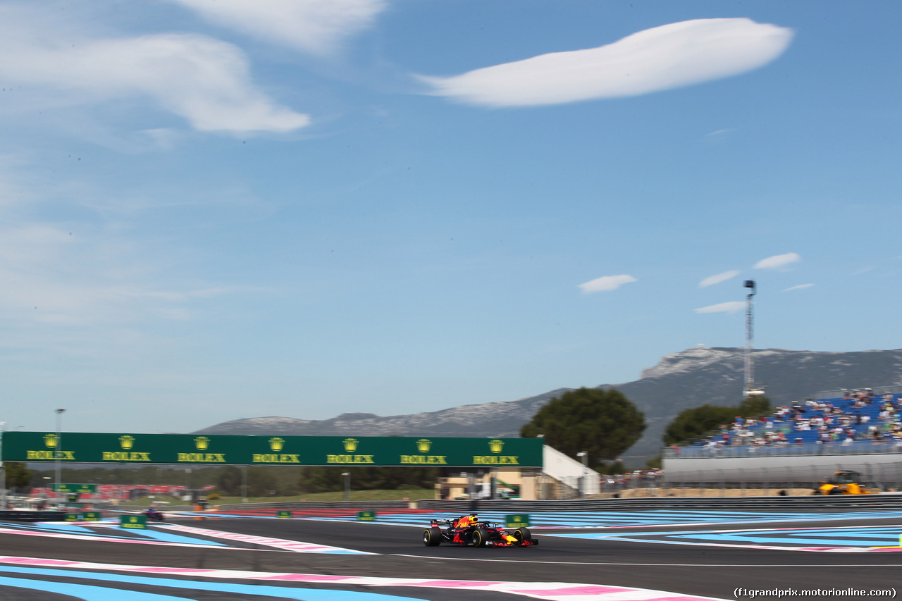 GP FRANCIA, 22.06.2018- Prove Libere 1, Daniel Ricciardo (AUS) Red Bull Racing RB14