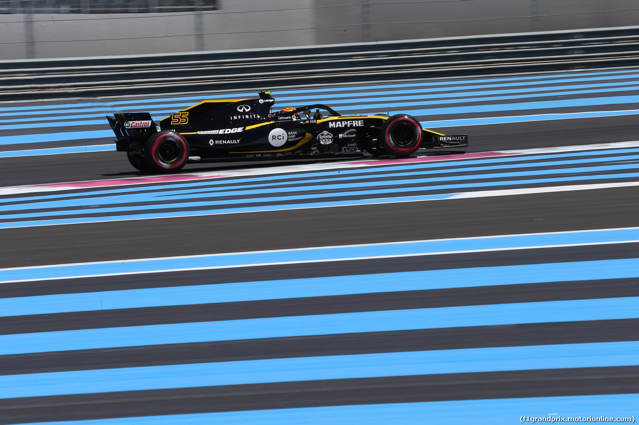 GP FRANCIA, 22.06.2018- Prove Libere 1, Carlos Sainz Jr (ESP) Renault Sport F1 Team RS18
