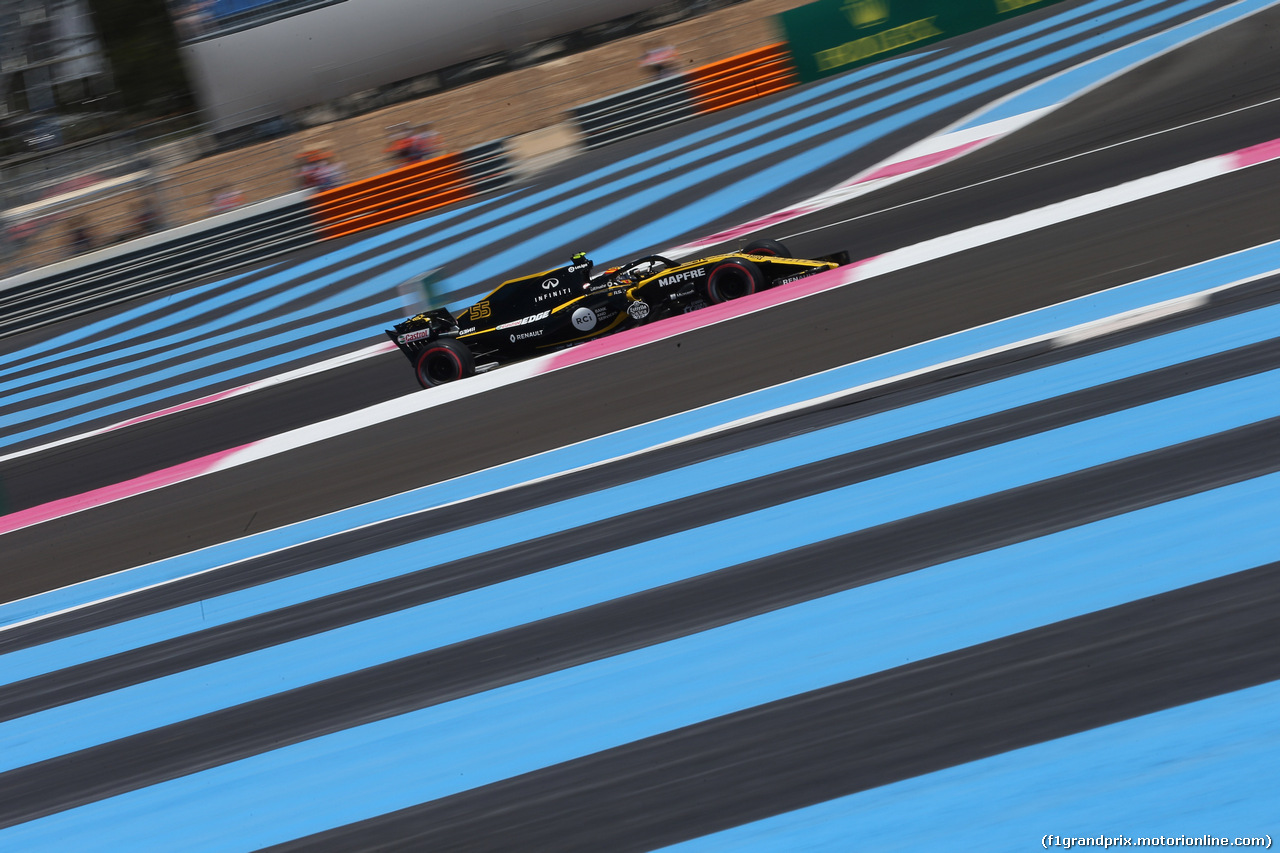 GP FRANCIA, 22.06.2018- Prove Libere 1, Carlos Sainz Jr (ESP) Renault Sport F1 Team RS18