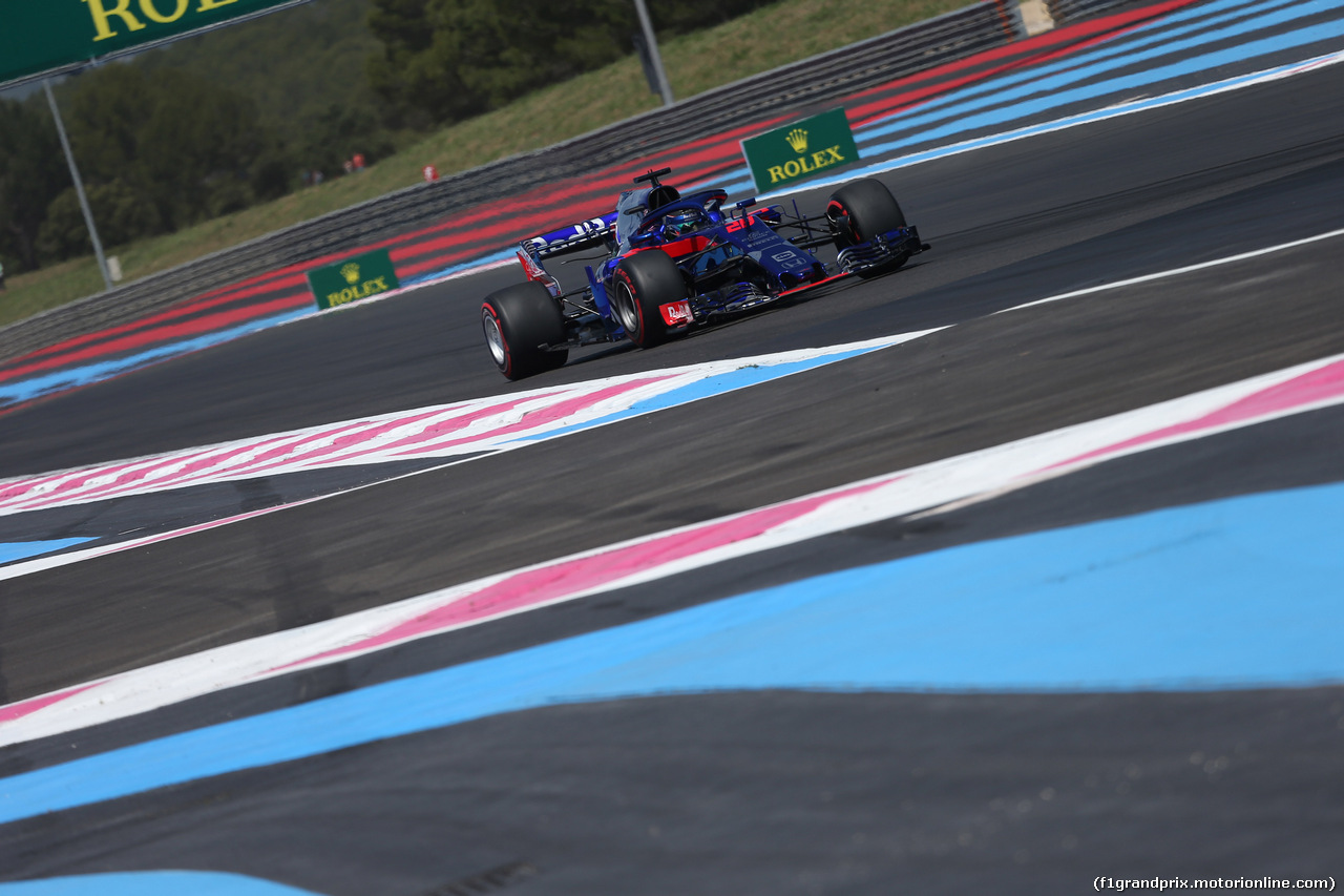 GP FRANCIA, 22.06.2018- Prove Libere 1, Brendon Hartley (FRA) Scuderia Toro Rosso STR13