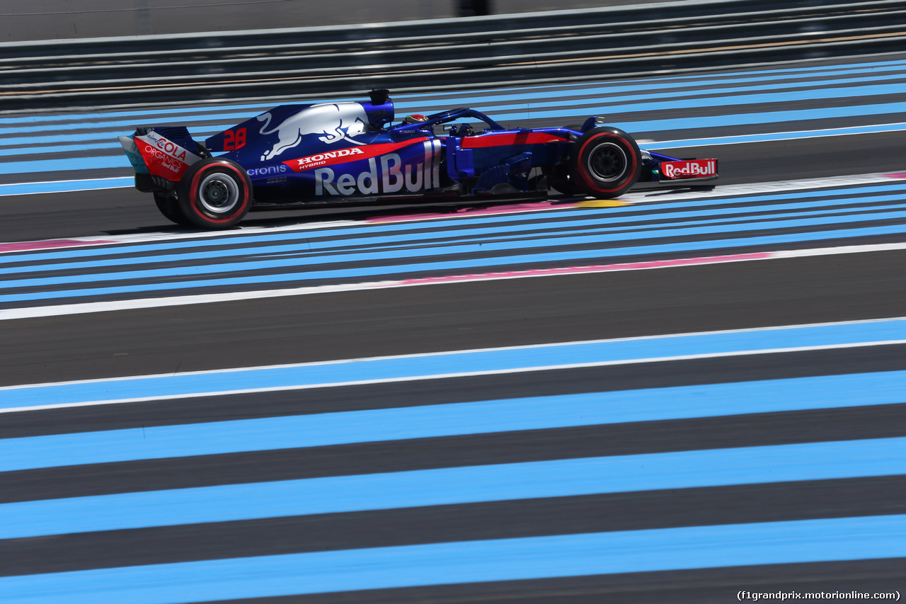 GP FRANCIA, 22.06.2018- Prove Libere 1, Brendon Hartley (FRA) Scuderia Toro Rosso STR13