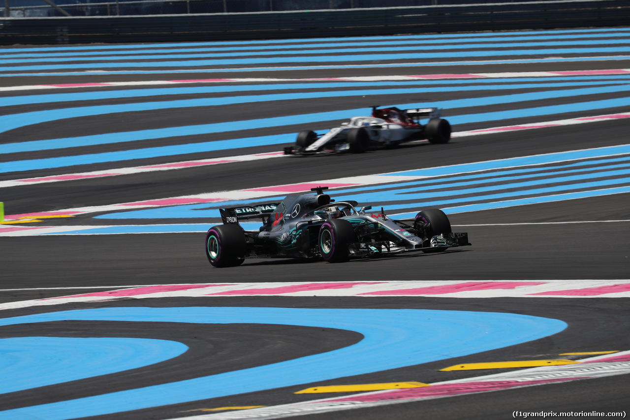 GP FRANCIA, 22.06.2018- Prove Libere 1, Lewis Hamilton (GBR) Mercedes AMG F1 W09