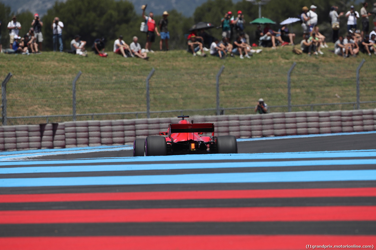 GP FRANCIA, 22.06.2018- Prove Libere 1, Sebastian Vettel (GER) Ferrari SF71H