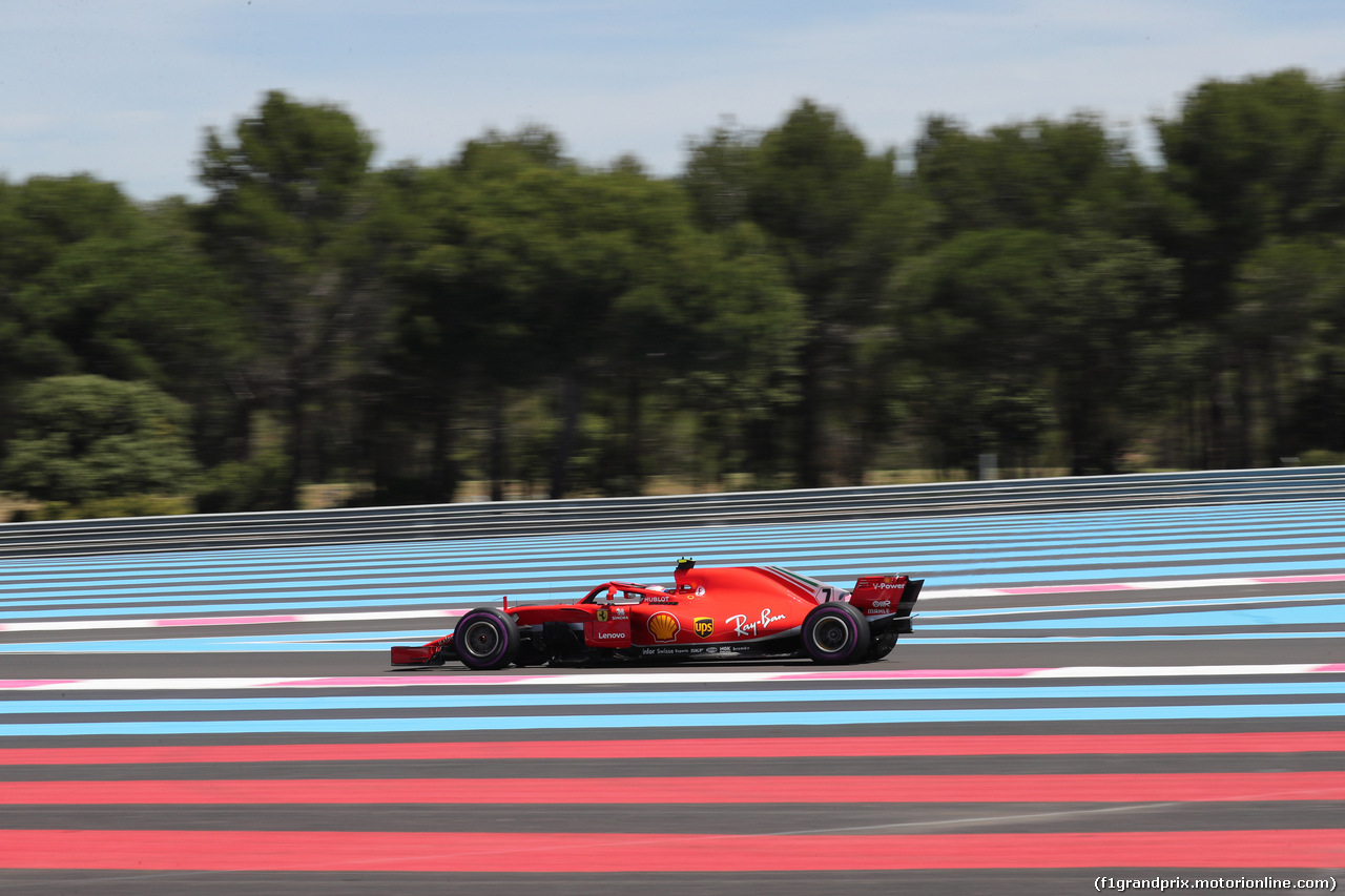 GP FRANCIA, 22.06.2018- Prove Libere 1, Kimi Raikkonen (FIN) Ferrari SF71H