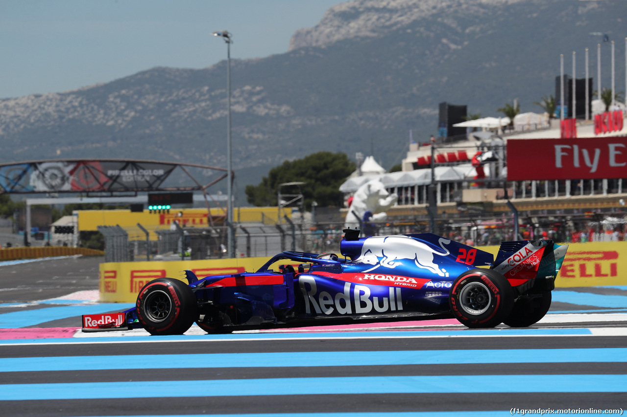 GP FRANCIA, 22.06.2018- Prove Libere 1, Brendon Hartley (FRA) Scuderia Toro Rosso STR13