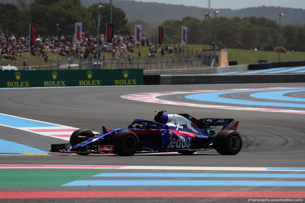 GP FRANCIA, 22.06.2018- Prove Libere 1, Pierre Gasly (FRA) Scuderia Toro Rosso STR13