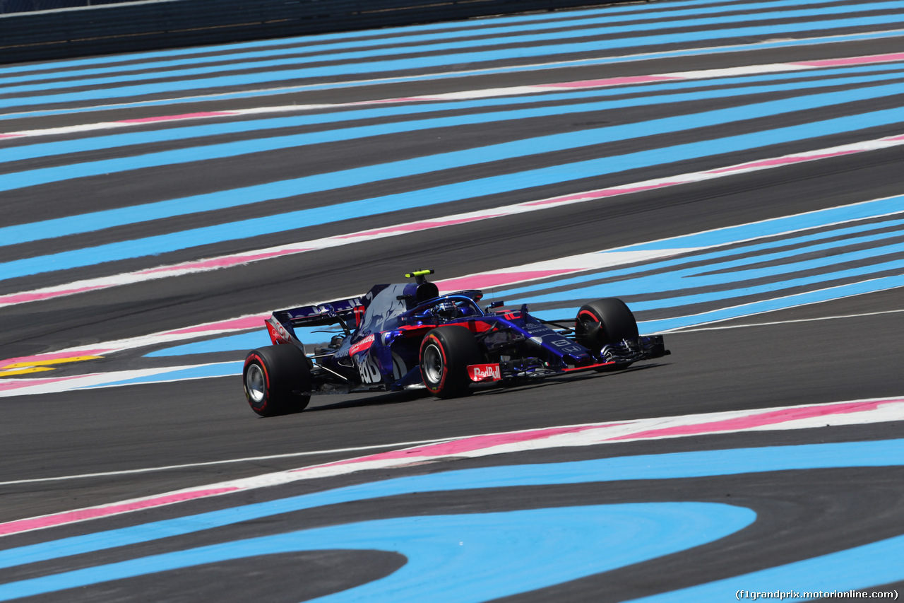GP FRANCIA, 22.06.2018- Prove Libere 1, Pierre Gasly (FRA) Scuderia Toro Rosso STR13