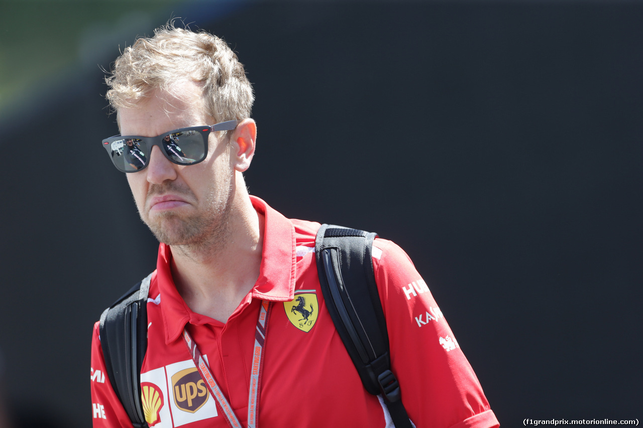 GP FRANCIA, 22.06.2018- Sebastian Vettel (GER) Ferrari SF71H