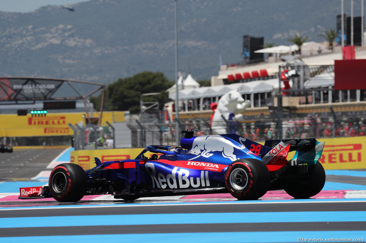 GP FRANCIA, 22.06.2018- Prove Libere 1, Brendon Hartley (FRA) Scuderia Toro Rosso STR13