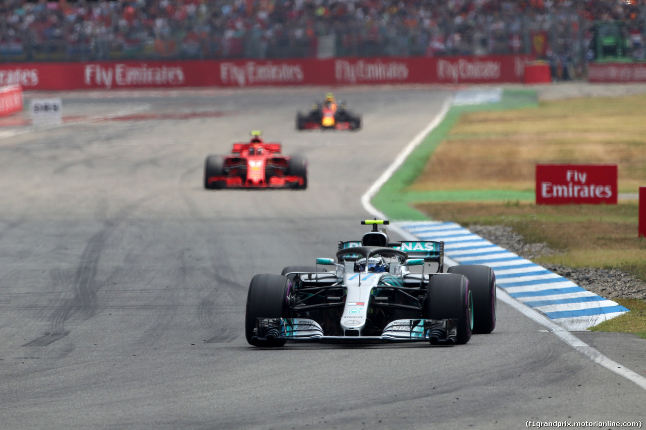GP GERMANIA, 22.07.2018 - Gara, Valtteri Bottas (FIN) Mercedes AMG F1 W09